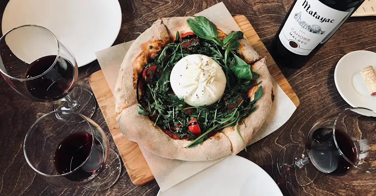 Artisanal pizza, Argentina.