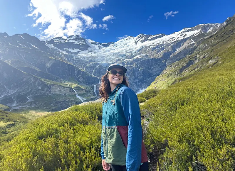 Hiking to a Glacier in New Zealand