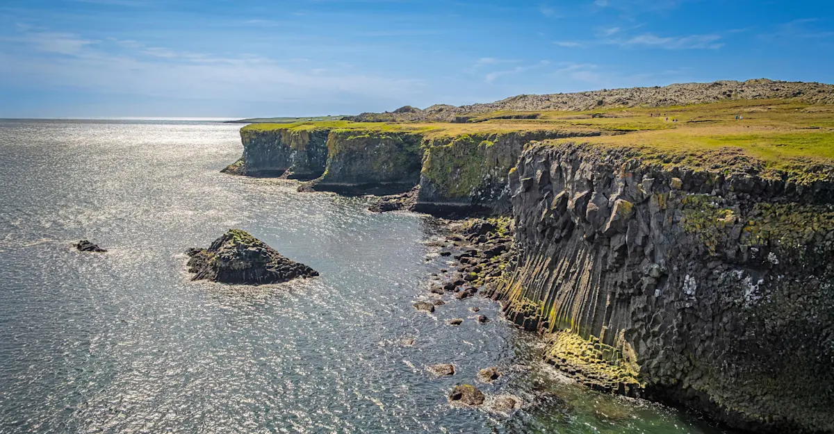 Hellnar cliffs, Iceland.