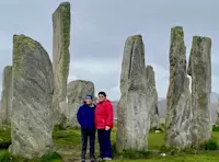Callanish standing stones of Scotland.