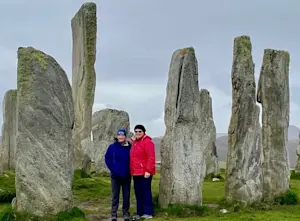 Callanish standing stones of Scotland.
