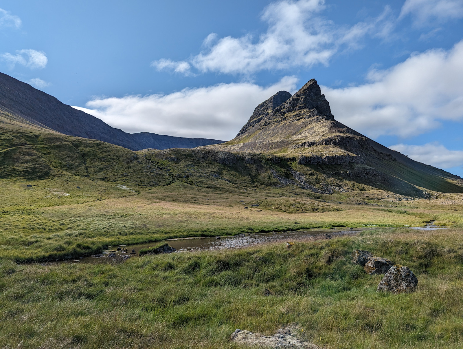 Enjoying the scenery in the Westfjords of Iceland.