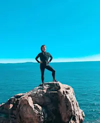 Hiking in Acadia National Park in Coastal Maine.