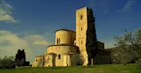 Abbey of Sant'Antimo, Montalcino, Italy.