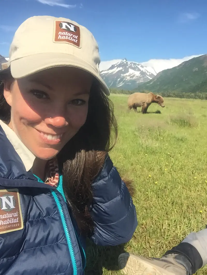 Getting close and personal with the grizzlies of the Katmai Coast in Alaska.