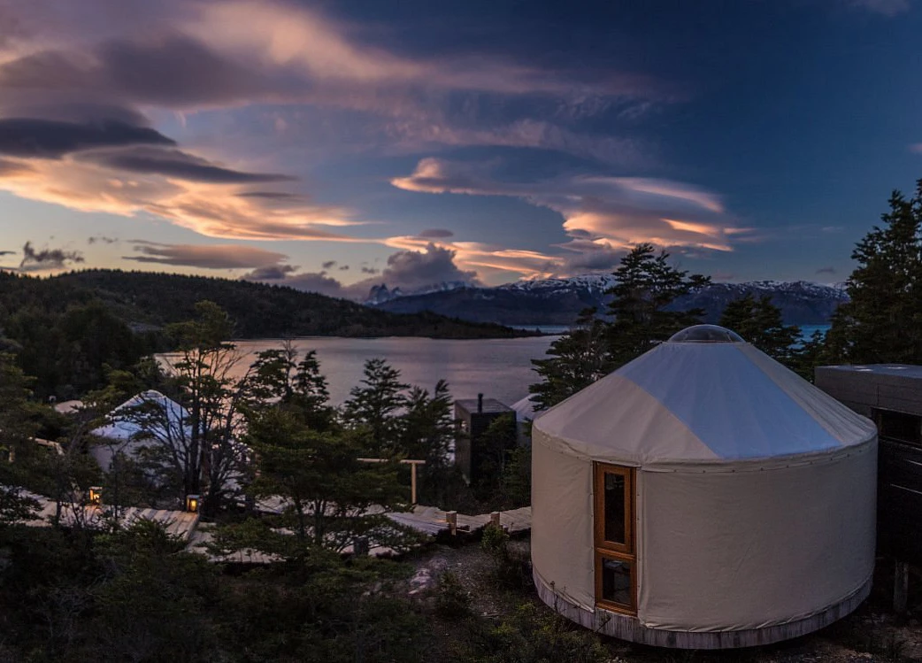 Patagonia Camp guest yurt