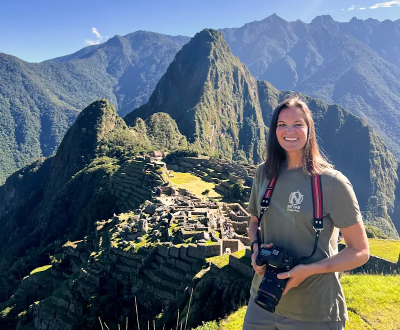 Nat Hab guest, Machu Picchu, Peru.