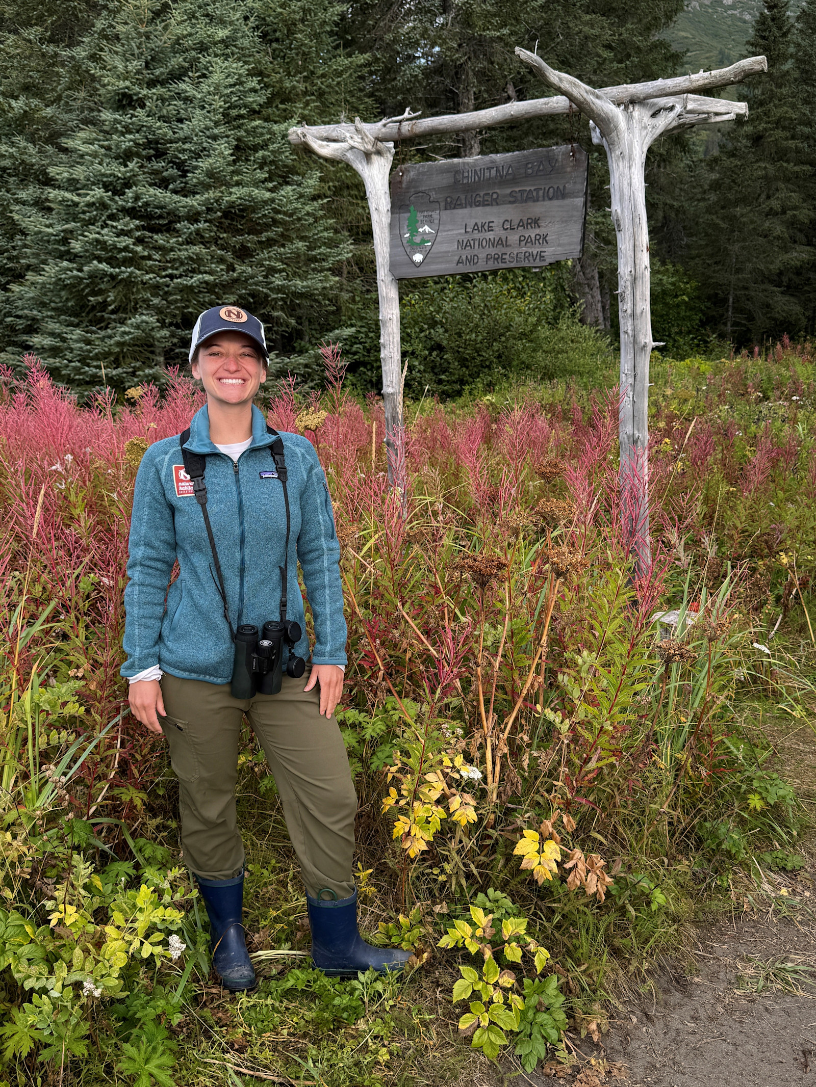 In Lake Clark National Park & Preserve, enjoying Alaska Bear Camp.