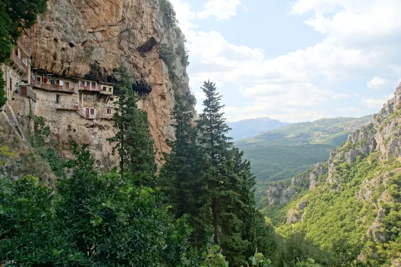 Moni Timiou Prodromou, Monastery of St John the Baptist, Greece.