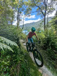 Where every turn comes with a view — mountain biking New Zealand.