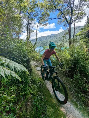 Where every turn comes with a view — mountain biking New Zealand.