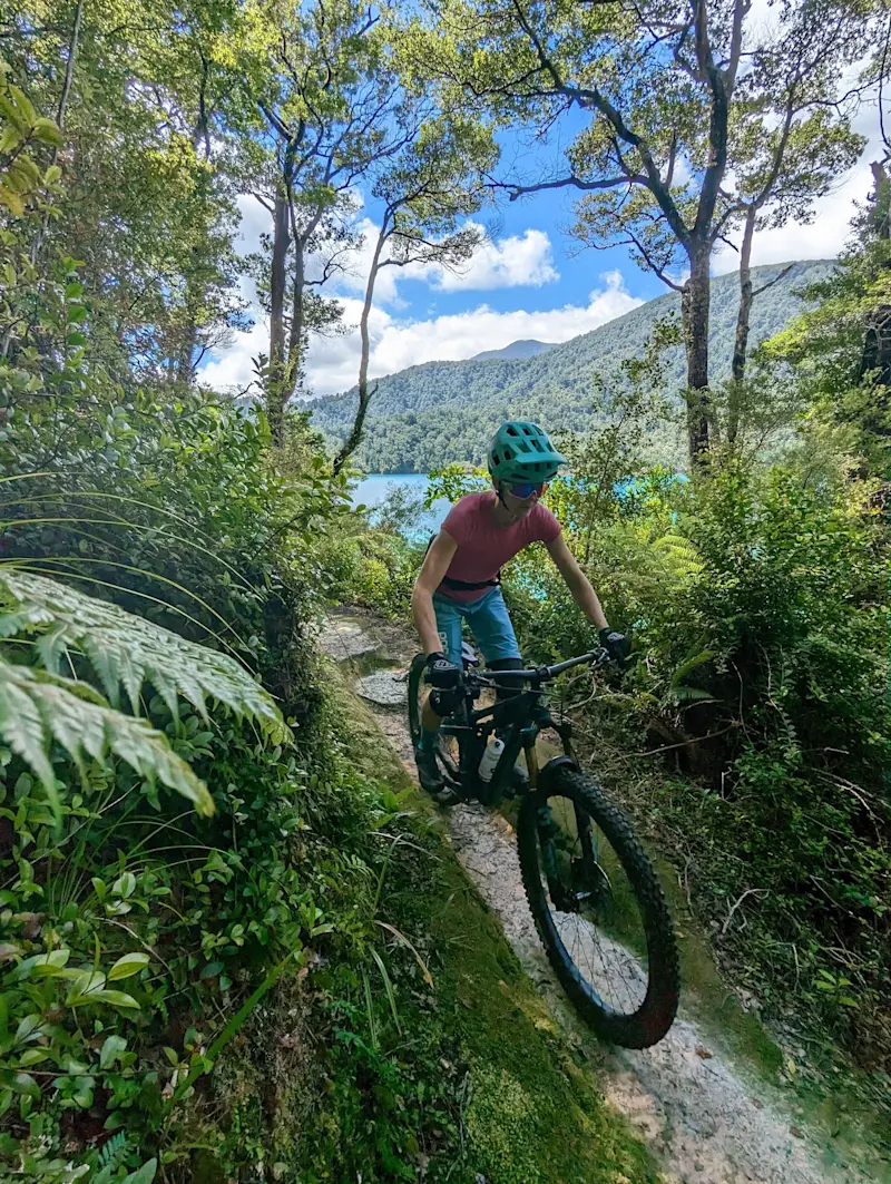 Where every turn comes with a view — mountain biking New Zealand.