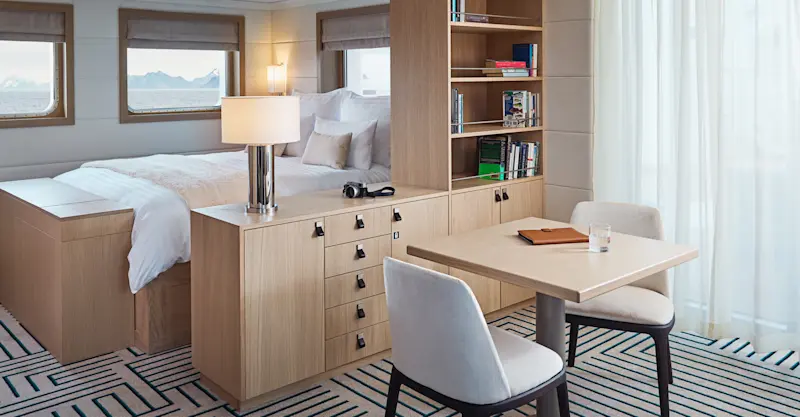 Stateroom, Hanse Explorer, Antarctica.