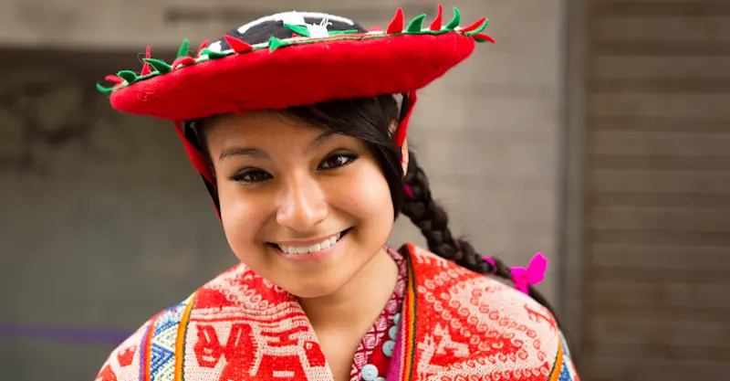 Quechua woman, Ollantaytambo, Sacred Valley, Peru.