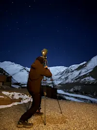 Star Gazing in Rumbak Valley on Snow Leopards in India.