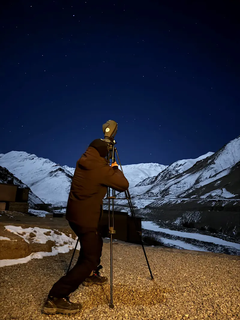 Star Gazing in Rumbak Valley on Snow Leopards in India.