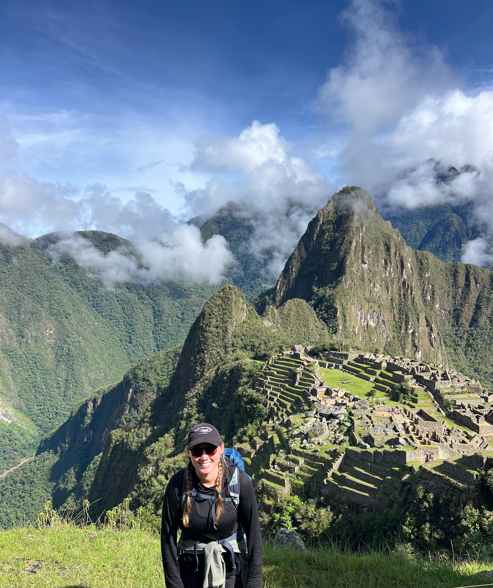 Reached Machu Picchu after hiking the Inca Trail.