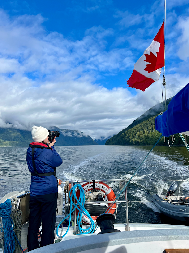 Capturing beautiful sights in Canada. 