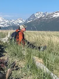Taking in breath-taking scenic views