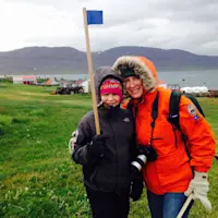 A good day for the bird watching in Iceland.