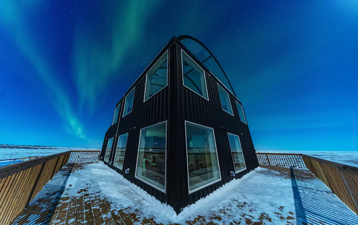 Nat Hab's Boreal Lounge, Churchill, Manitoba.