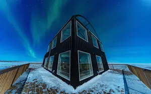 Nat Hab's Boreal Lounge, Churchill, Manitoba.