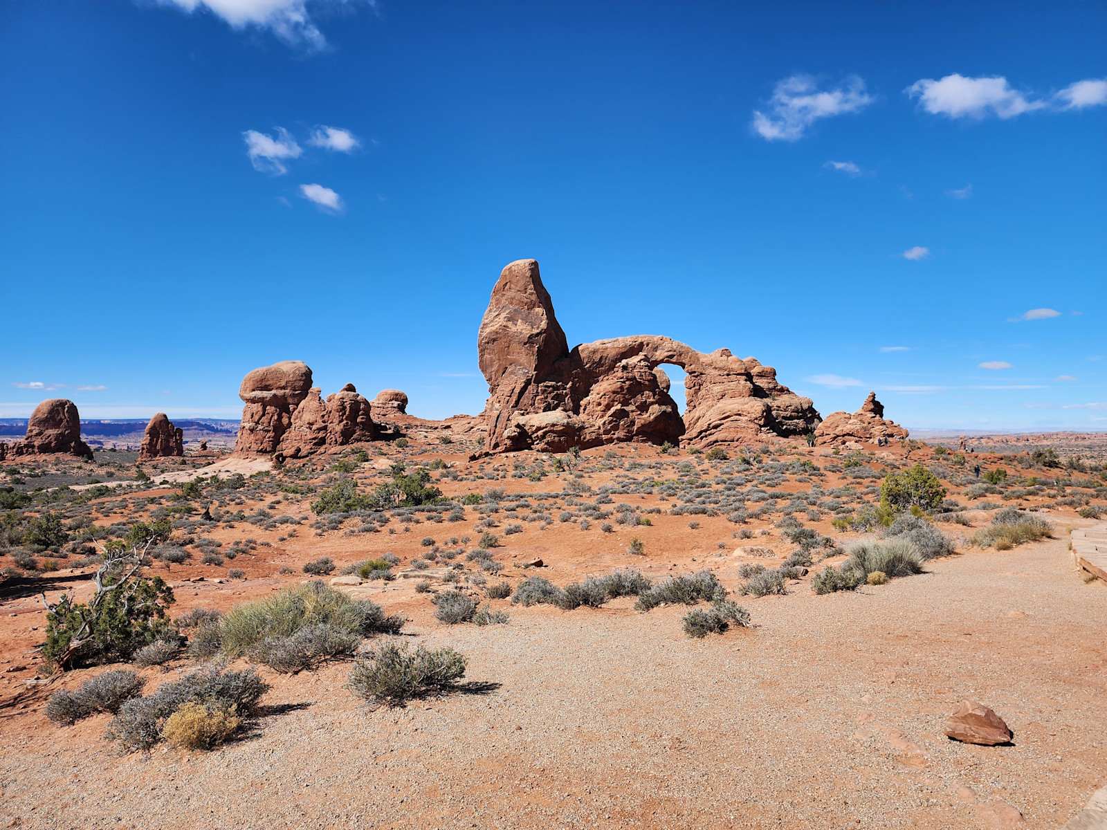 Spectacular views at Arches National Park in Utah. 