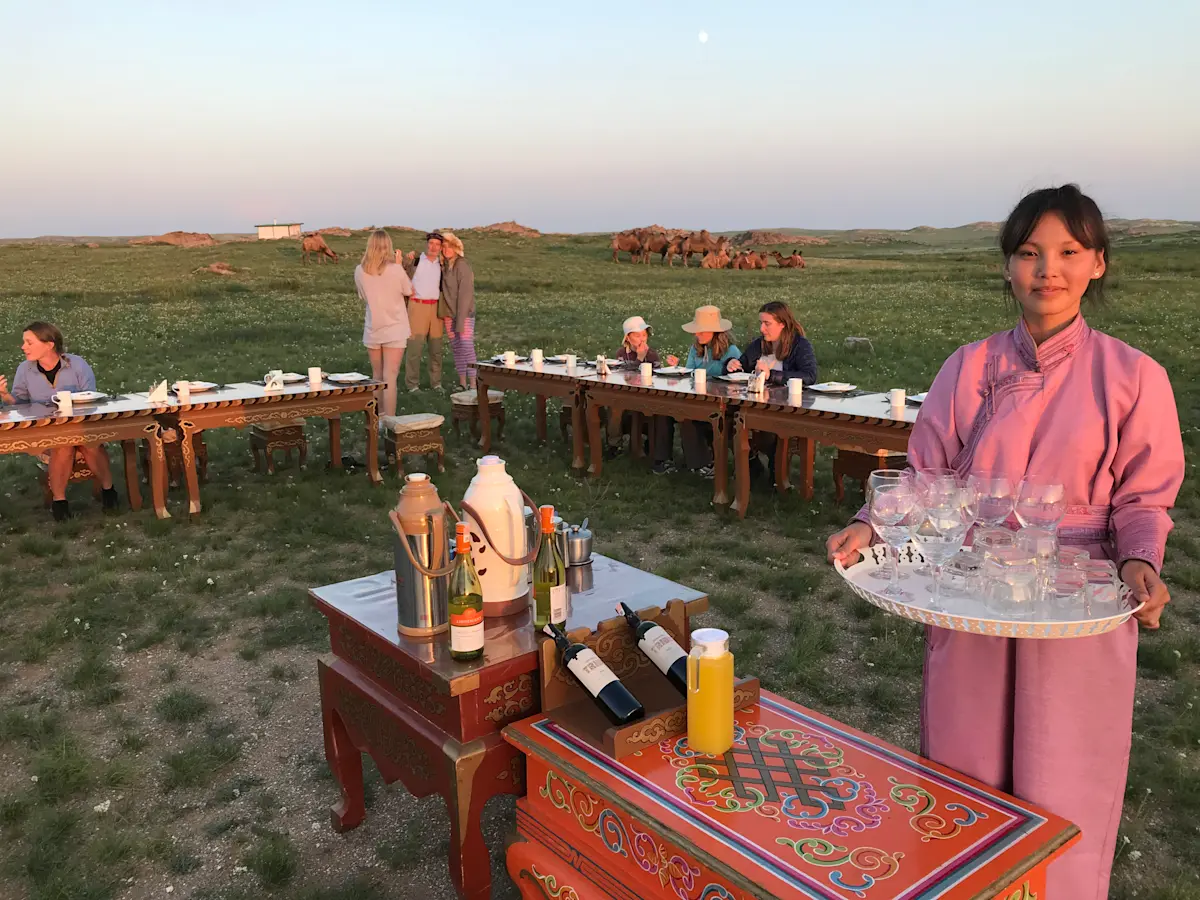 Sundowner, Ikh Nart Nature Reserve, Mongolia.