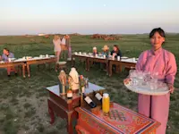 Sundowner, Ikh Nart Nature Reserve, Mongolia.