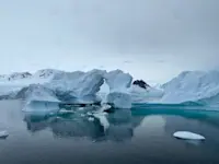 Nature doesn’t build small down here — only masterpieces of ice. Antarctica.