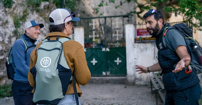 Terra & Tu guests and Expedition Leader, Greece.
