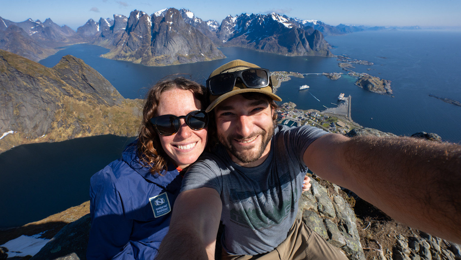 Hiking the Arctic with Nat. Geographic Lindblad Expeditions in Reinebringen, Norway.