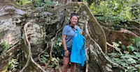 Between the ancient roots of nature in Costa Rica. 