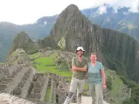 Exploring the wonders of Machu Picchu in Peru.