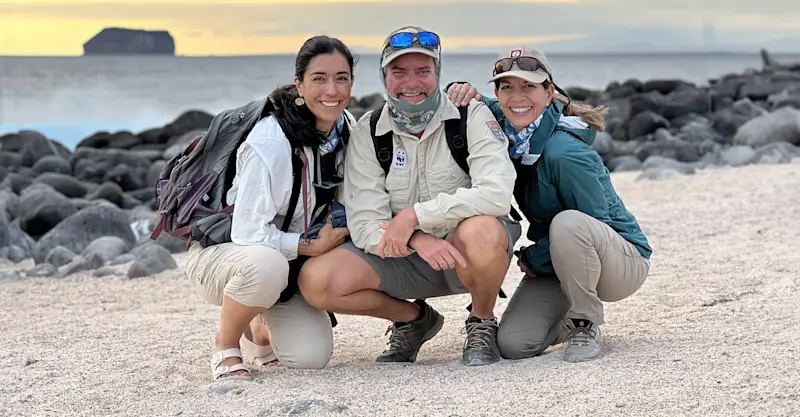 Nat Hab Expedition Leaders, Galapagos, Ecuador.