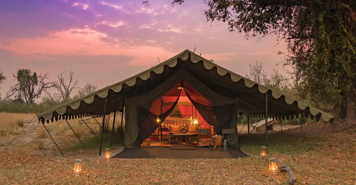 Nat Hab’s Explorer Camp—Okavango North, Okavango Delta, Botswana.