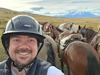 Horseback riding in Patagonia.