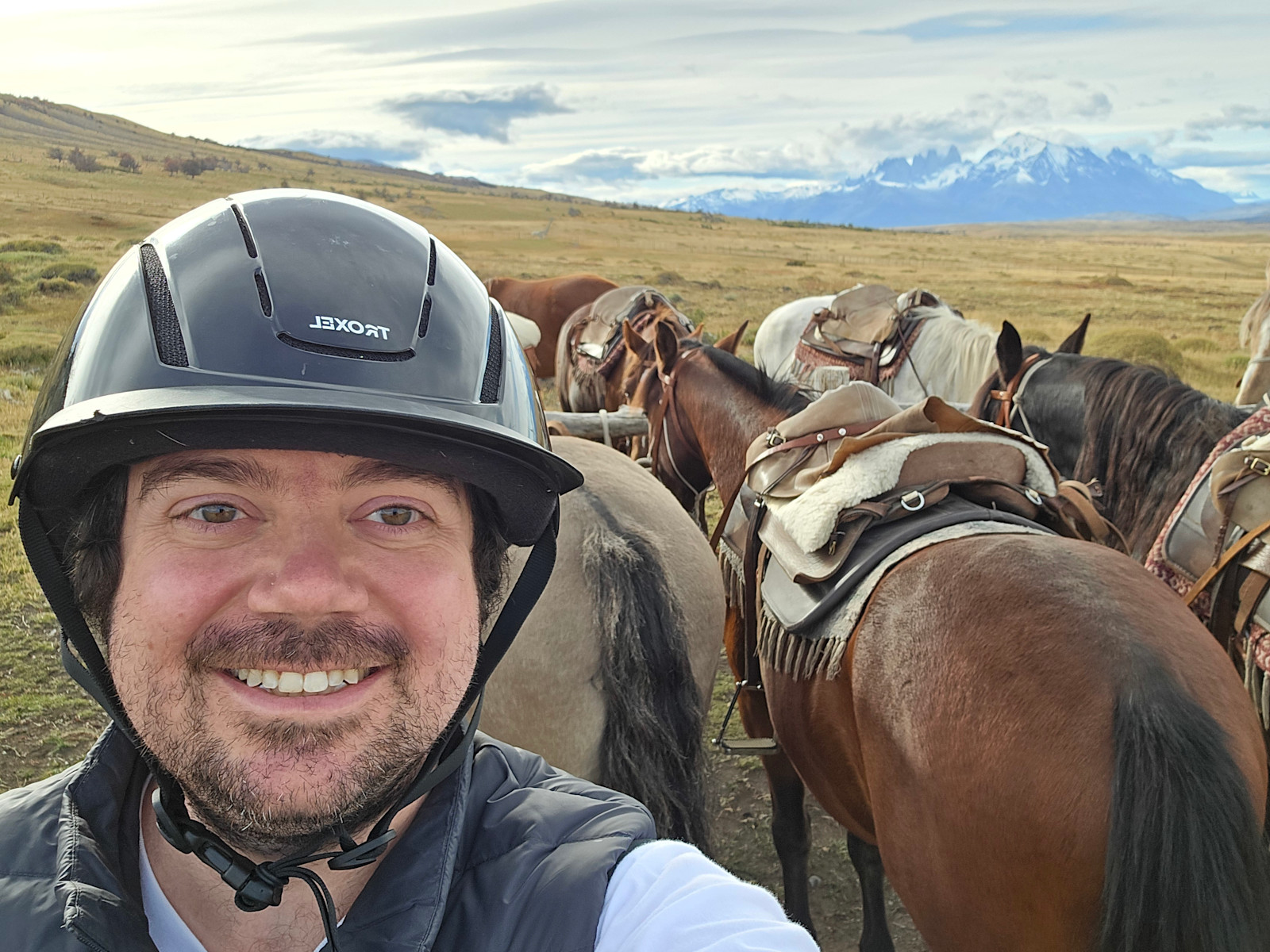 Horseback riding in Patagonia.