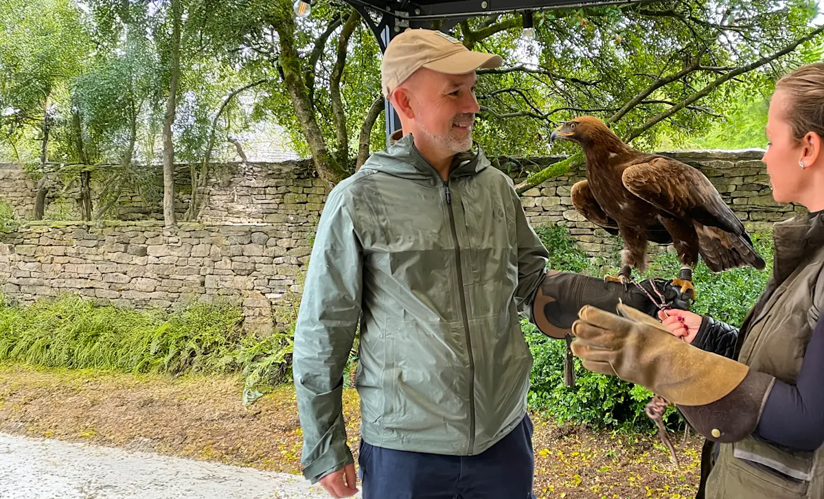 Private falconry experience, Tetbury, Cotswolds.