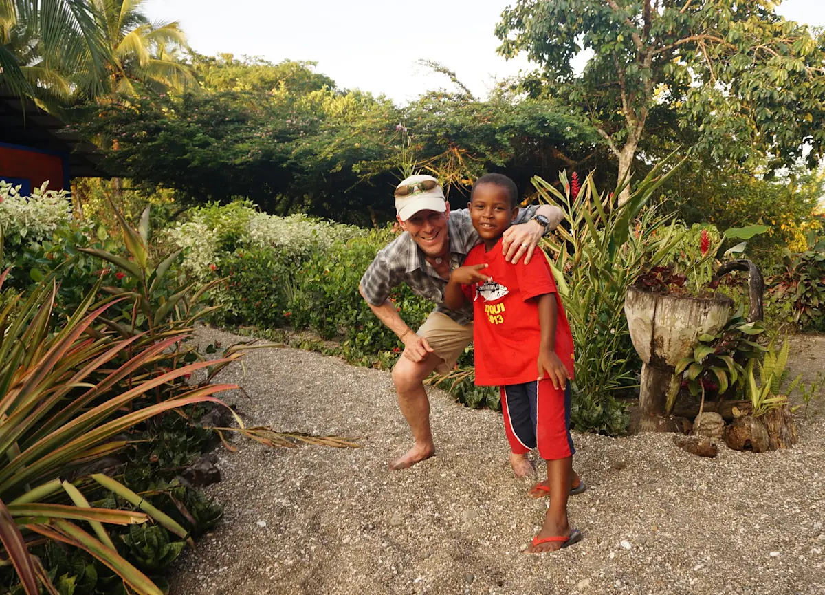 Our new soccer buddy Julian in Nuqui, Colombia.