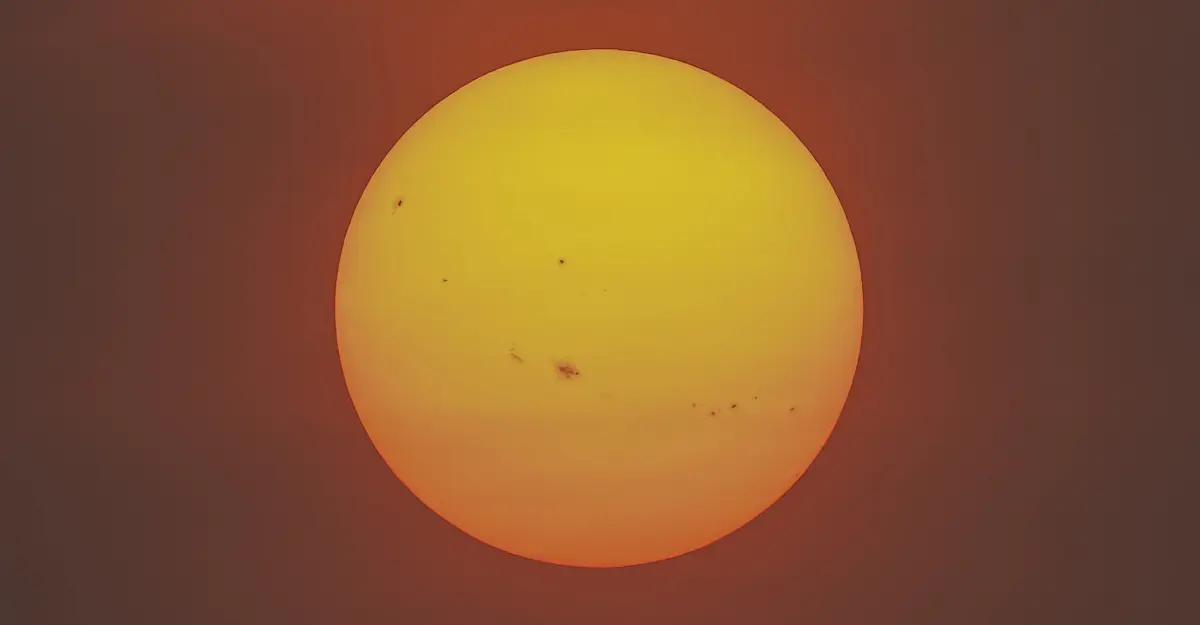 Sun spots.