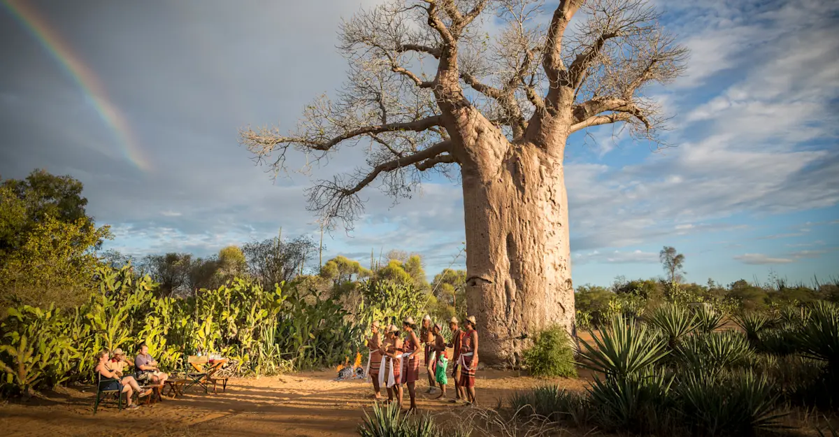 Sundowner, Mandrare River Camp, Madagascar.