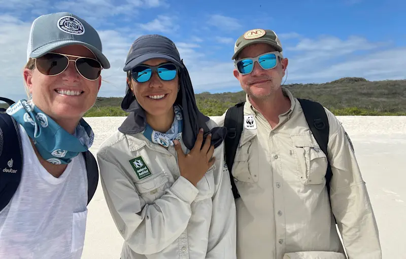 Expedition Leaders in Galapagos. 