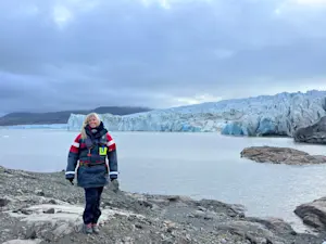 Glaciers in Iceland. 