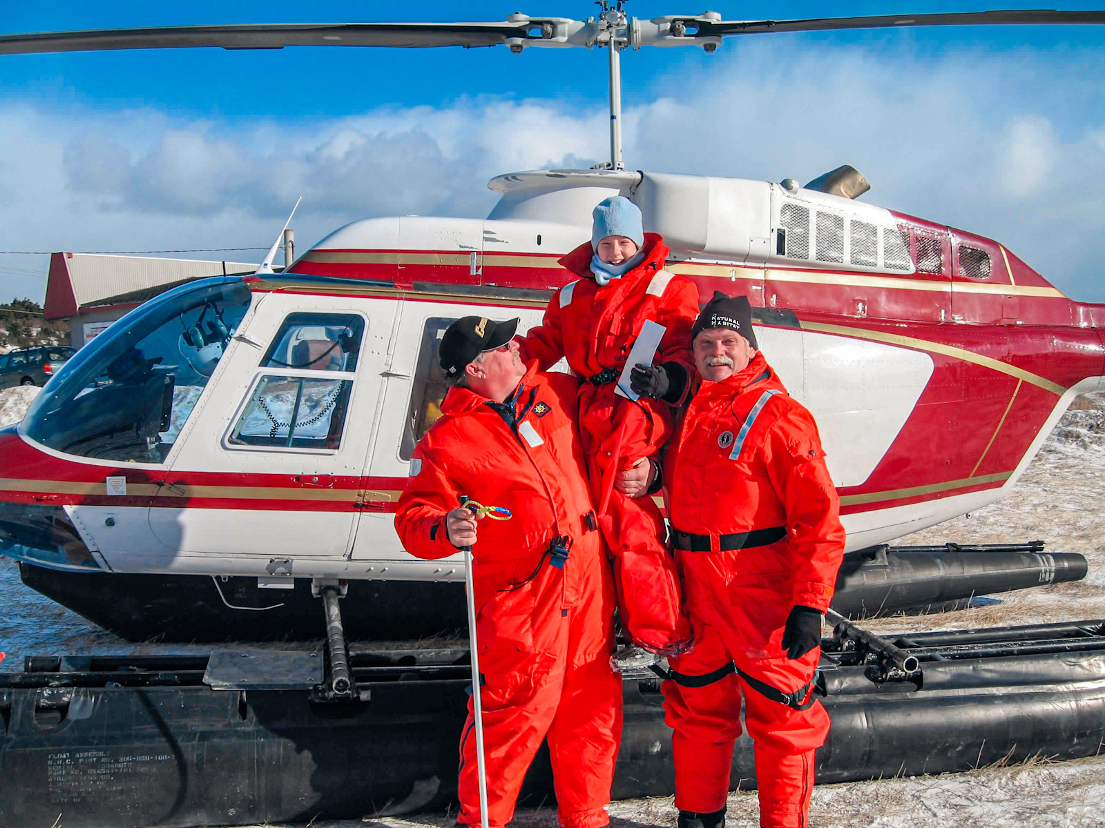 Expedition Leaders guide 10-year-old Meg to find harp seal pups in Canada.