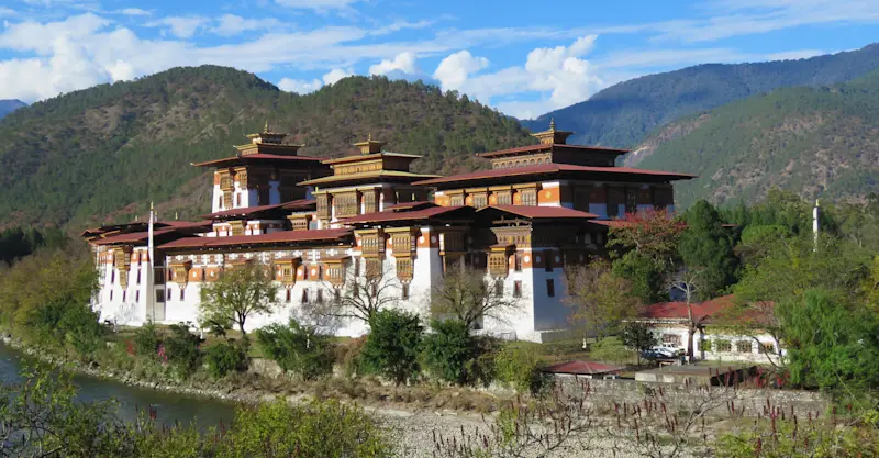 Punakha Dzong Monastery, Punakha, Bhutan.