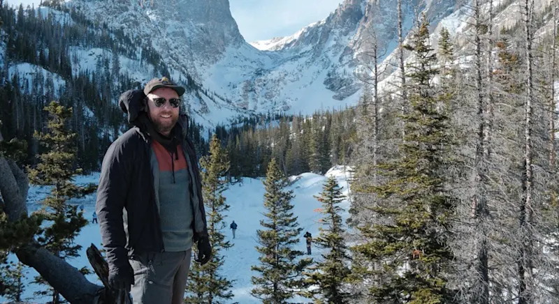 High-altitude snowshoeing and big mountain air, Rocky Mountain National Park, Colorado.