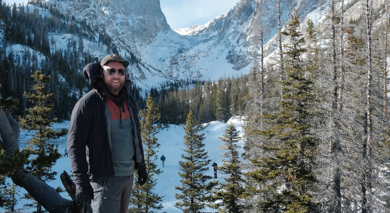 High-altitude snowshoeing and big mountain air, Rocky Mountain National Park, Colorado.