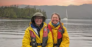Nat Hab guests, Haida Gwaii, British Columbia.