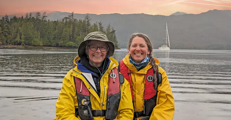 Nat Hab guests, Haida Gwaii, British Columbia.